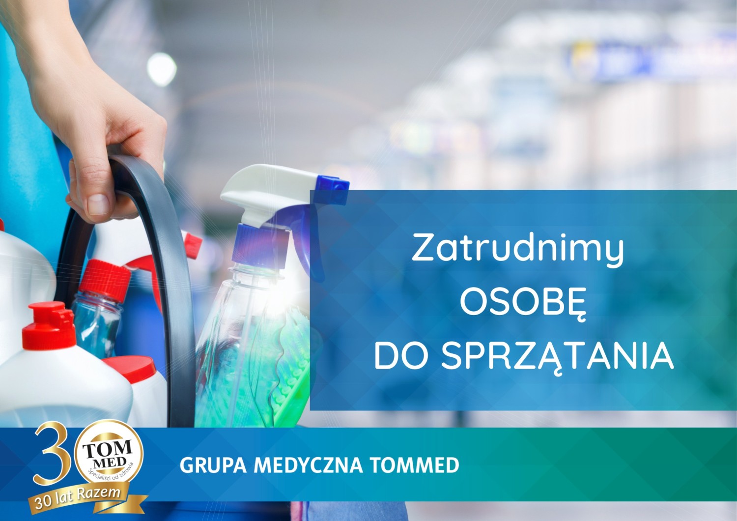 Oferta pracy. Osoba do sprzątania. Szczeg&oacute;ły w treści
