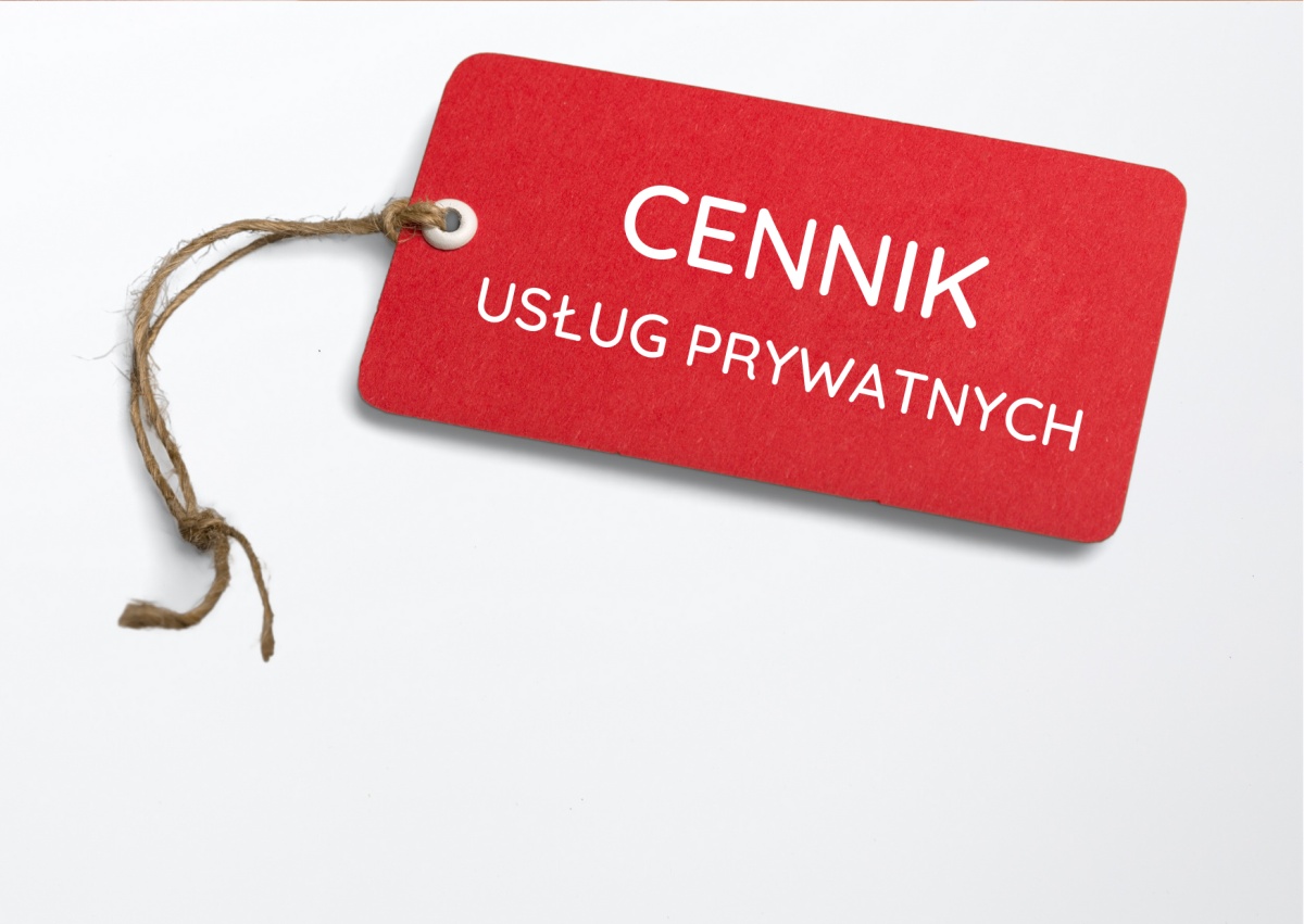 Cennik usług prywatnych